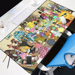 Large Mouse Pad Rick and Morty Locking-Edge Big Desk Pad