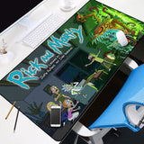 Large Mouse Pad Rick and Morty Locking-Edge Big Desk Pad