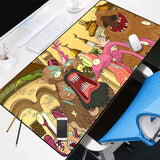 Large Mouse Pad Rick and Morty Locking-Edge Big Desk Pad