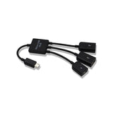 CatXaa 3 in 1 Micro USB OTG Cable